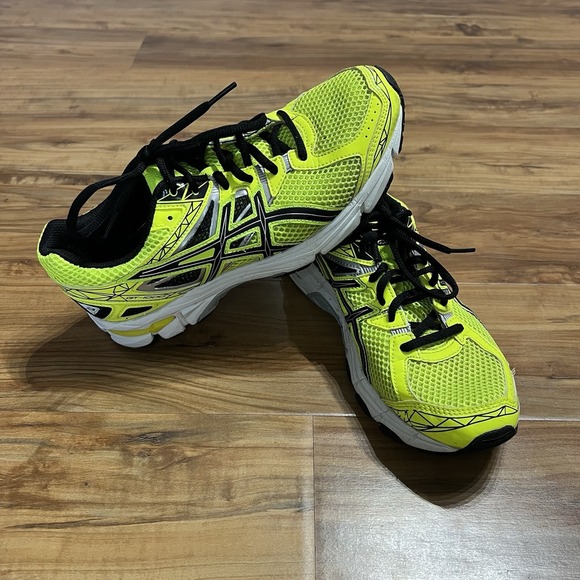 Asics GT-1000 GS Flash Yellow/Black/Lightning C463N Youth 6.5 | Womens 8 Running - Picture 1 of 7